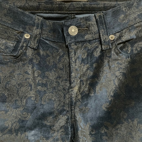 7 FOR ALL MANKIND BLUE VELVET JEANS PANTS 25 - Picture 3 of 9